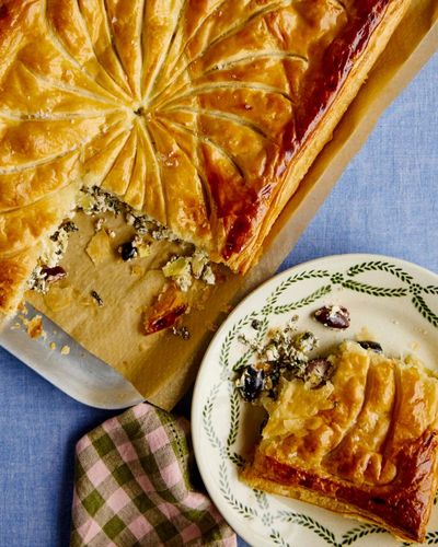 Rukmini Iyer’s quick and easy recipe for artichoke, olive and feta pithivier