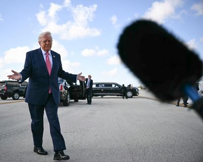 ‘Battle of the titans’: Trump’s distorted reality on Iran war runs into a brick wall