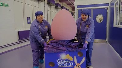Cadbury unveils giant 55kg ‘Mega Mini Egg’ ahead of Easter