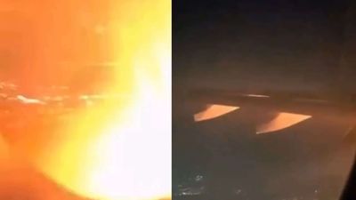 Watch: Engine fire forces US-bound Delta flight to make emergency landing in Brazil, passengers panic mid-air