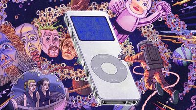Fun illustrations track Apple's top products through the last 5 decades