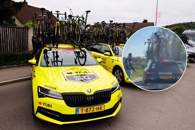 Visma-Lease a Bike 'shaken' after 'intoxicated' spectators attack team car