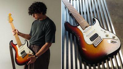 “Bet you haven’t seen this before”: Prog maestro Josh De La Victoria shows off new multi-scale 7-string S-type – and Misha Mansoor wants one