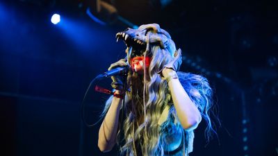 "She's skipping, spinning, hollering and slapping the hell out of her frame drum when she’s not riling the crowd up." Mysterious Viking war trance duo Eihwar bring a party like no other to London