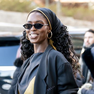 Jodie Turner-Smith Gives Her Textured Blowout a Shaggy Spring Upgrade