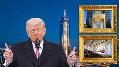 Social media slams Donald Trump as he shares AI-generated images of Presidential Library skyscraper