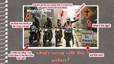 AI Is Hallucinating Entire Motorcycle Safety Courses Now, And It's Very Dumb