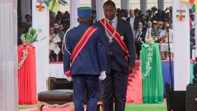 CAR strongman Touadéra sworn in for third term on promises of security, peace