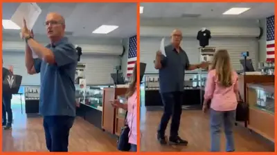 California mother accused 62yo of stalking her 16yo daughter. Then he turns up at the gun store when she is buying a firearm