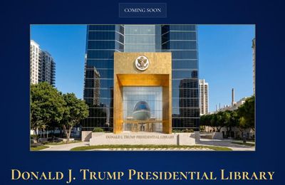 Plans for gaudy Trump presidential library in Miami spark ridicule