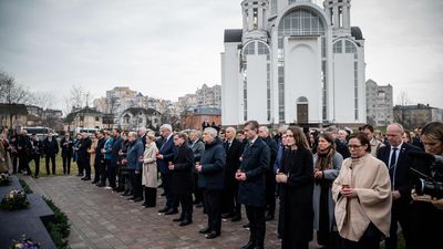 Bucha’s dead demand justice as Europe stands with Ukraine four years on