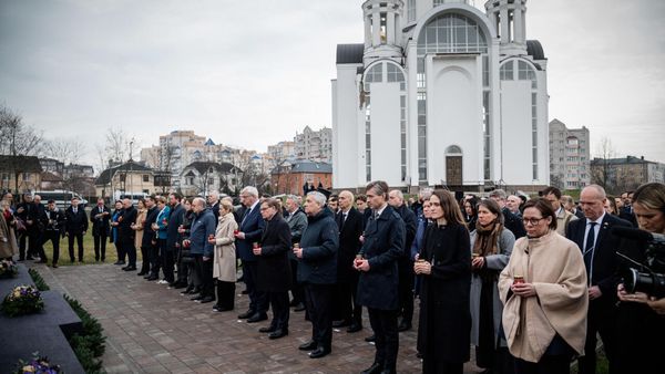 Bucha’s dead demand justice as Europe stands with Ukraine four years on