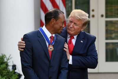 Trump says Tiger Woods ‘lives a life of pain’ after crash and arrest