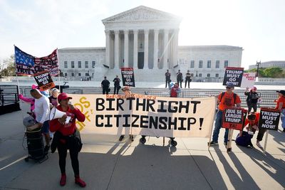 Trump rails against ‘stupid’ birthright citizenship after leaving Supreme Court hearing on landmark case: Live updates