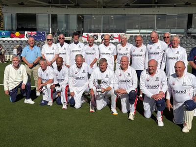 ‘It keeps you young’: England Over-70s bask in glory of Ashes and World Cup wins