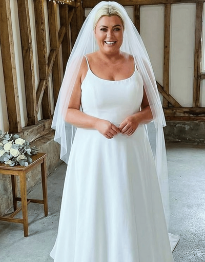 Gemma Collins fools fans with secret wedding picture as she leads the celeb April Fool's pranks