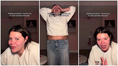 NYC woman ran into her ex at a private members club while solo dining. But he walked in with a baddie and she was dressed in ‘50 shades of comfy’