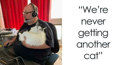 68 Images Of Dads And The Pets They Never Wanted In The First Place