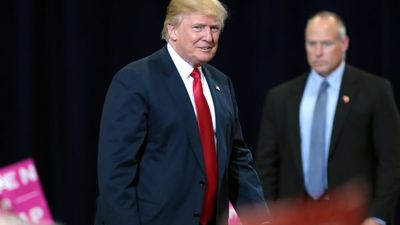 Donald Trump goes ‘wow’ as he learns about Kristi Noem’s husband’s cross-dressing sex scandal