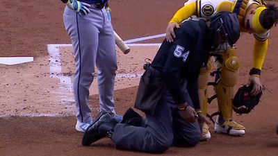 C.B. Bucknor’s Rough Week Takes Painful Turn As Foul Ball Forces Him to Leave Game