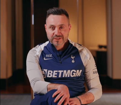 Roberto De Zerbi sends first message to Tottenham fans as new manager arrives