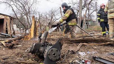Russia launches massive drone barrage on Ukraine as peace talks stall
