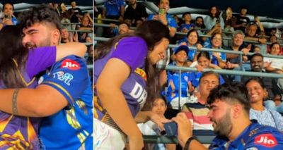 When Love Took Center Stage at Wankhede: A Proposal Gone Viral During MI vs KKR Clash