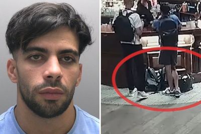 Moment brazen thieves calmly go through pub-goers’ bags during £15,000 crime spree