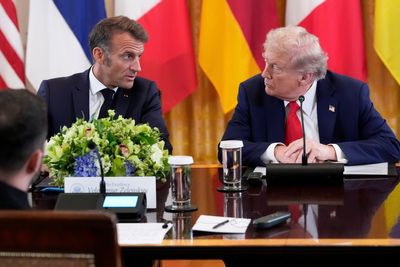 Trump sparks outrage after mocking Macron over video of him being ‘shoved’ by wife Brigitte: ‘He’s still recovering’