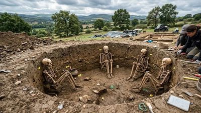 Ancient mystery unearthed in France: Why were these ancient Celtic dead placed sitting in their graves