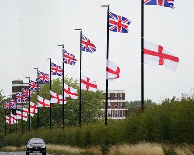 UK flag-raising group leader arrested on suspicion of causing ‘alarm and distress’
