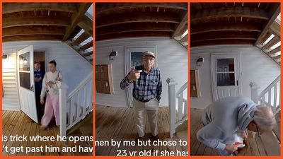 Woman records elderly neighbor’s creepy behavior but TikTok can’t decide if the man is lonely or a genuine threat