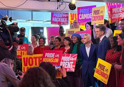 Vote Labour or risk Farage, warns Sadiq Khan as party launches London elections campaign amid dire approval ratings