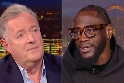 Deontay Wilder leaves Piers Morgan bewildered with X-rated story about how he became a dad