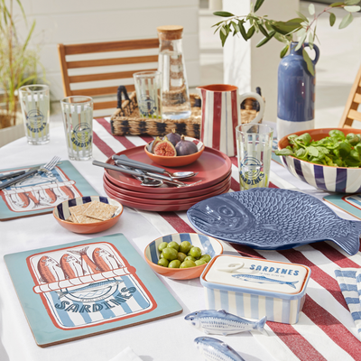 I'm spotting this stylish tableware trend in all the homeware collections for spring – it's serving design-looks on a small budget