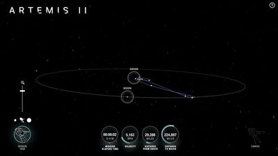 How to track the Artemis 2 astronauts on their journey around the moon