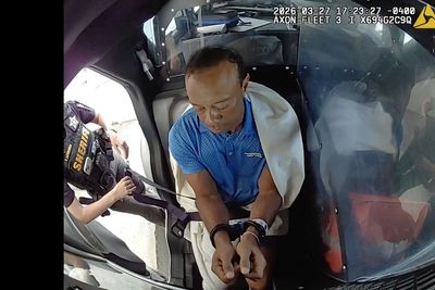 Tiger Woods said he was ‘talking to the president’ in post car-crash phone call