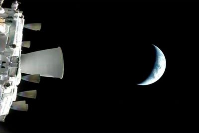 Manned mission to Moon fires engines to leave Earth’s orbit