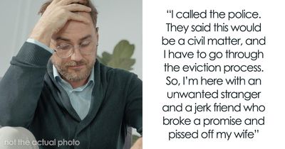 Man Comes Back Home To Friend’s GF Living In His House, She Calls The Police When He Kicks Her Out