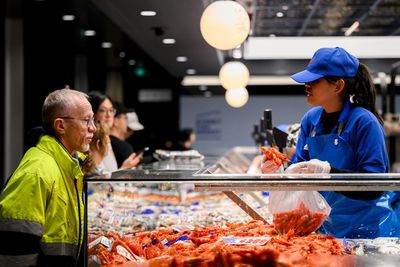 Packed to the gills: shoppers embrace new Sydney Fish Market during Good Friday rush