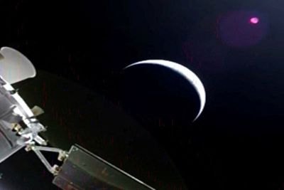 History made as Artemis II astronauts start next stage of Nasa moon mission