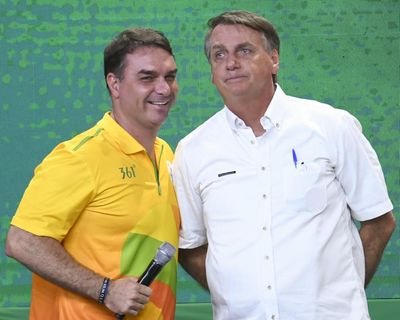 ‘It’s not just Flávio’: is surname-dropping son downplaying Bolsonaro connection?