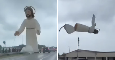 Jesus Christ Inflatable Doll Unleashes Chaos Before Easter: “Did Not Expect His Return To Go Down Like This”