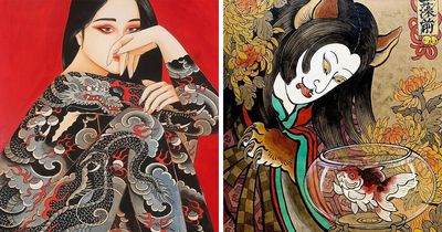 This Page Shared 62 Paintings By Tattoo Artists That Prove Their Talent Goes Far Beyond Skin