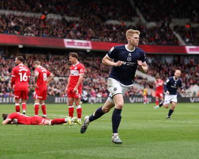 Millwall leapfrog Middlesbrough in Championship promotion race after Coburn double