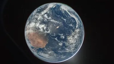 PHOTO: See Earth from Artemis II's POV