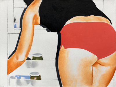 Wilhelm Sasnal review – his wild juxtapositions are almost obscene