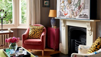 This Designer's 'Almost Tent-Like' Pattern-Drenched Living Room Proves More is More in Small Spaces – IF You Get the Layout Right
