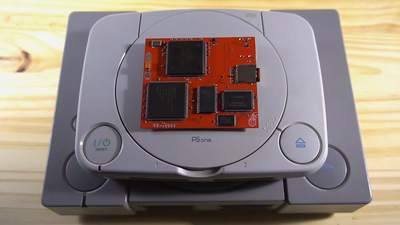 Modder creates hybrid PlayStation, combining the guts of two original PS1 consoles into one custom PCB — system features native microSD card & HDMI support