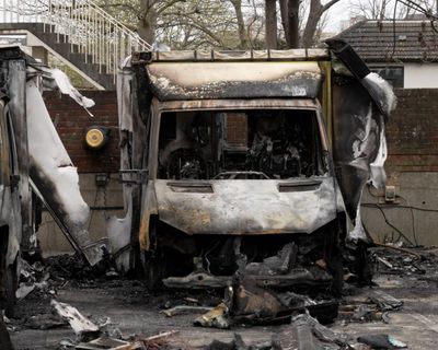 Three people charged over alleged arson attack on Jewish charity ambulances in London
